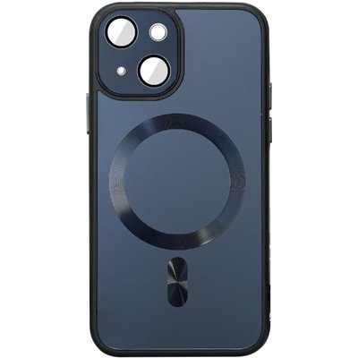 Чохол TPU+Glass Sapphire Midnight with MagSafe для Apple iPhone 15 (6.1") 00000066639_10 фото